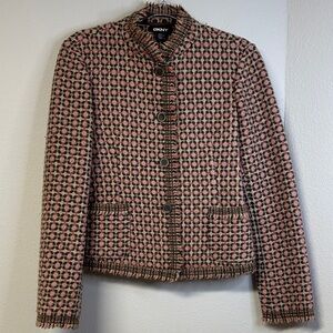 Vintage DKNY Wool Boucle Blend Blazer Women's Size 6